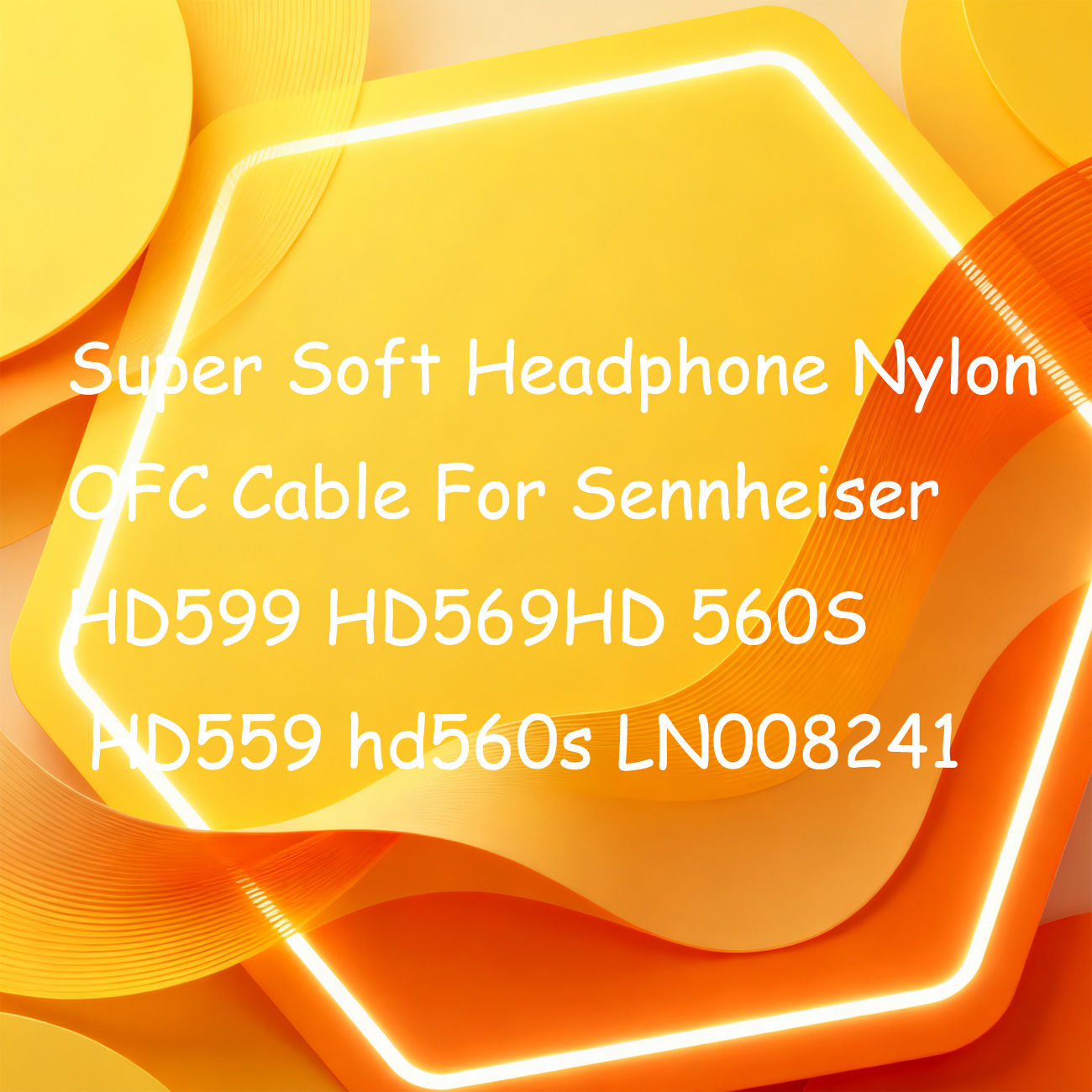 Cable de nailon OFC súper suav - Sennheiser Headphone Hd 560S reseña y precio