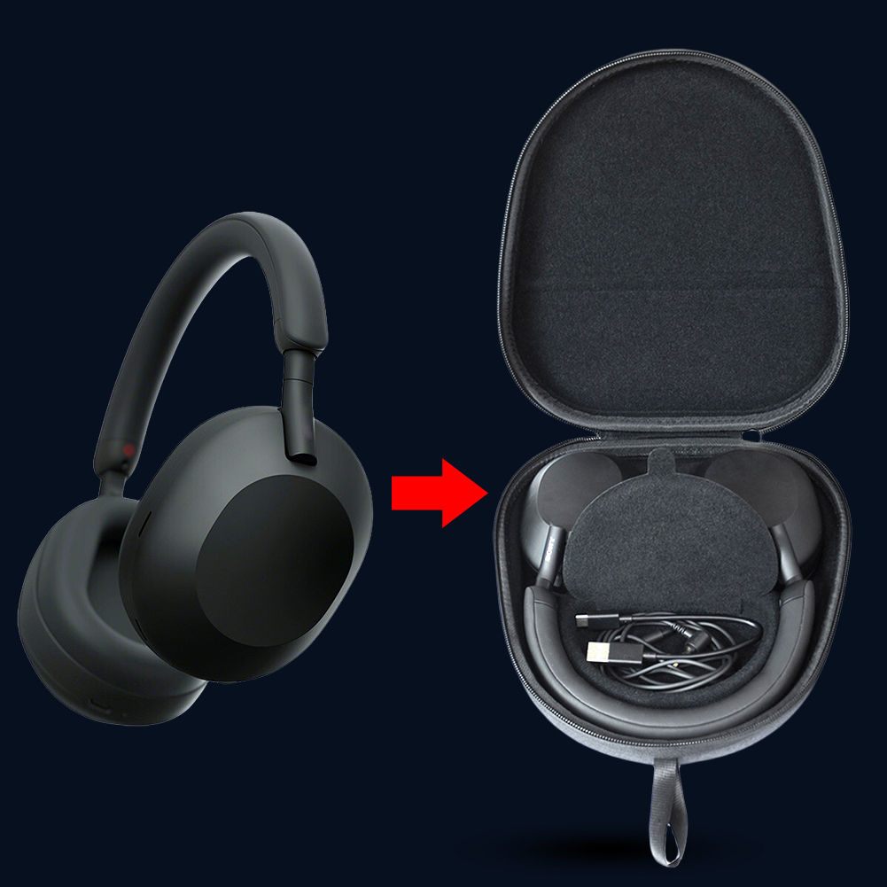Estuche rígido protector a pru - Sony Headphone Wh-1000Xm5 reseña y precio